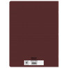 CAHIER PP MARRON 24X32 96P SEYES 90G PIQURE